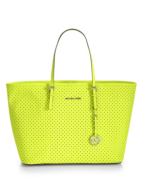 michael kors weiß neon yellow bag|Michael Kors purses sale.